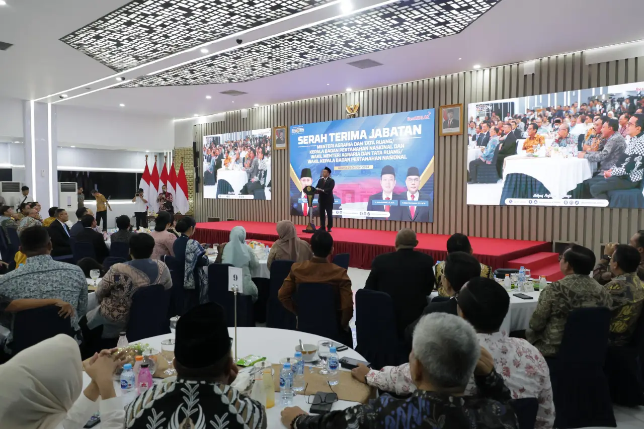 Kenal Baik, Menteri ATR/Kepala BPN Ajak Tamu yang Hadir dalam Sertijab untuk Doakan Almarhumah Ibu Ani Yudhoyono